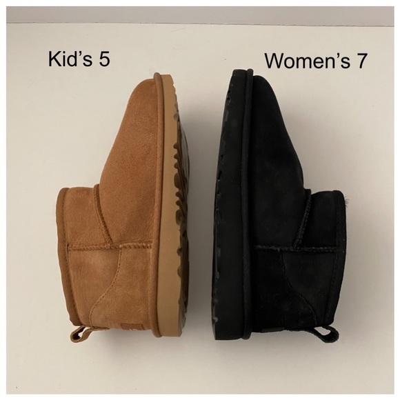 ❤️❤️❤️ UGG Classic Ultra Mini Boots Chestnut Kid’s 5 6 (Will Fit A Women’s 7 8) - Picture 11 of 15